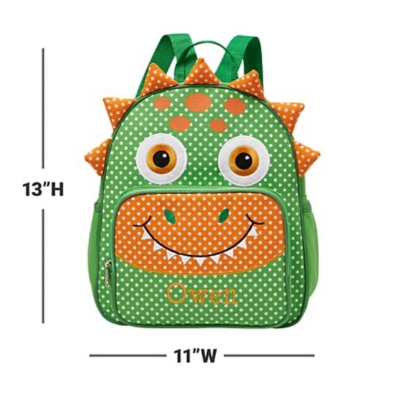 Little Critters Backpack PERSONALIZED Embroidered “BRANDY” Blue Butterfly - Picture 8 of 9